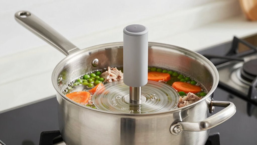 automated stirring simplifies cooking