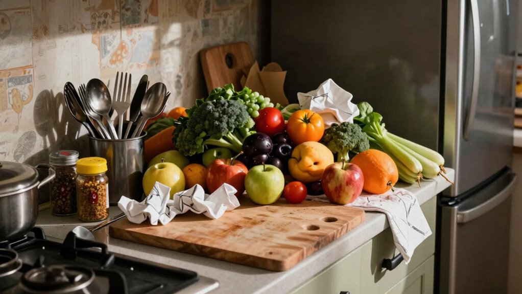 cluttered disorganized countertop mistakes