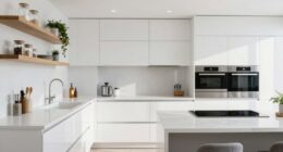 connected kitchen layout design