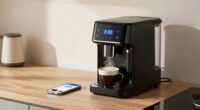 convenient morning coffee brewing