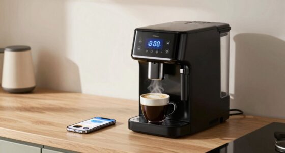 convenient morning coffee brewing