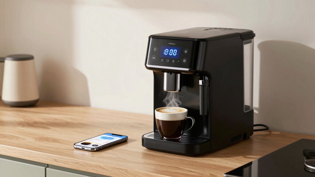 convenient morning coffee brewing