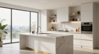 elegant spacious kitchen design