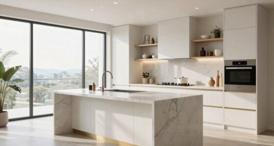 elegant spacious kitchen design