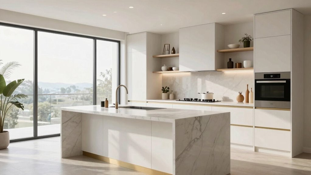 elegant spacious kitchen design