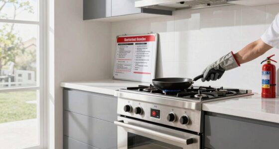 kitchen safety rules ignored