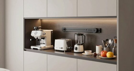 optimized kitchen appliance layout