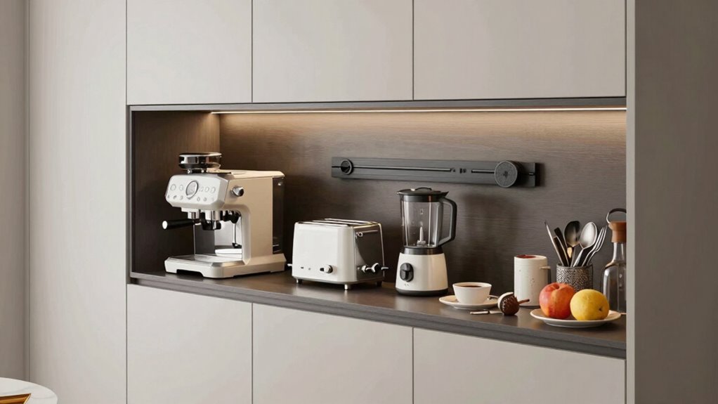 optimized kitchen appliance layout