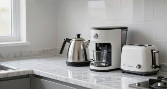 organized hygienic appliance surfaces
