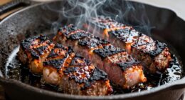 overcooked uneven burned tough