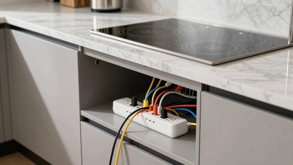 smart concealed cord management