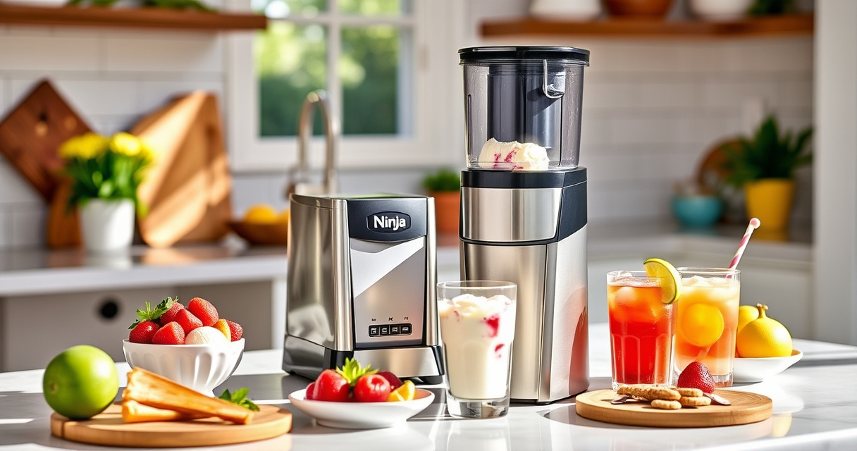 Beat the Summer Heat with Ninja CREAMi Deluxe Ice Cream Maker