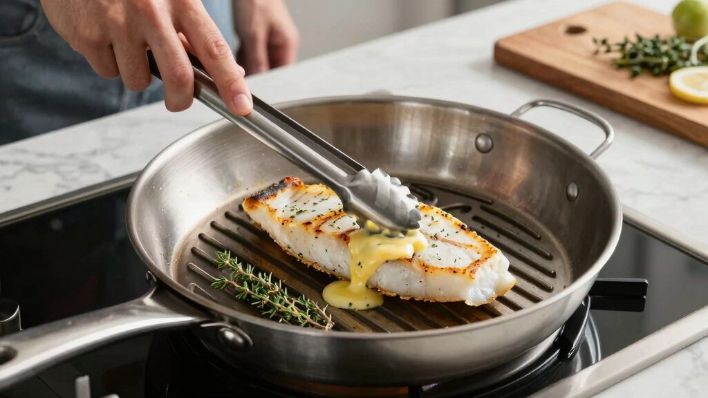 Easy Grilled Cod with Herb Butter