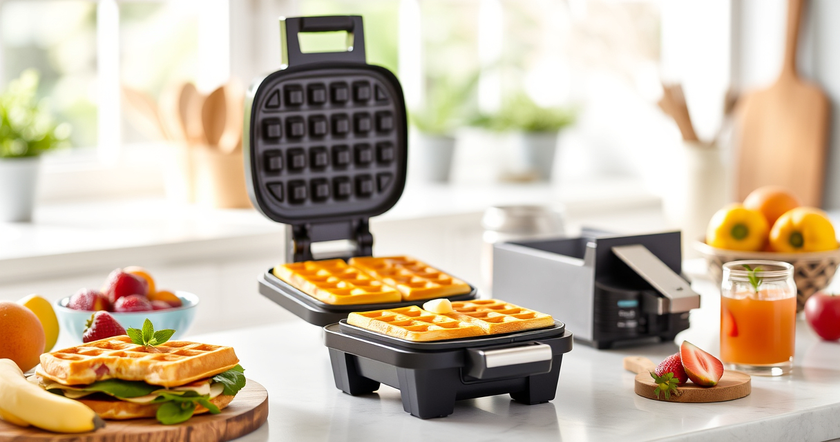 Master Summer Breakfasts with the Ninja Belgian Waffle Maker Pro