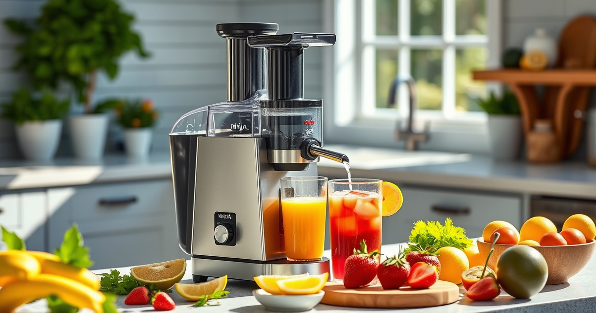 Refreshing Summer Juices with the Ninja NeverClog Cold Press Juicer