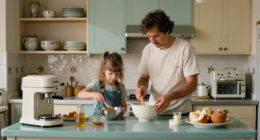 A Father-Daughter Duo Turned Her 90s Kitchen into a Vintage-Inspired Dream