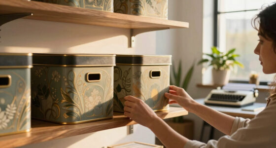 An Interior Designer’s Art Nouveau Home Office Has So Much Clever Storage