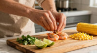 Cilantro-Lime Shrimp With Corn
