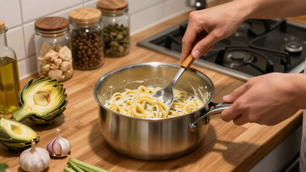 Creamy Artichoke Pasta