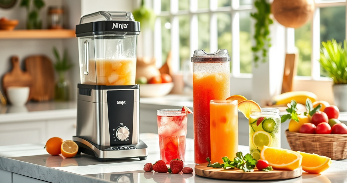 Create Perfect Summer Slushies with Ninja SLUSHi XL Drink Maker