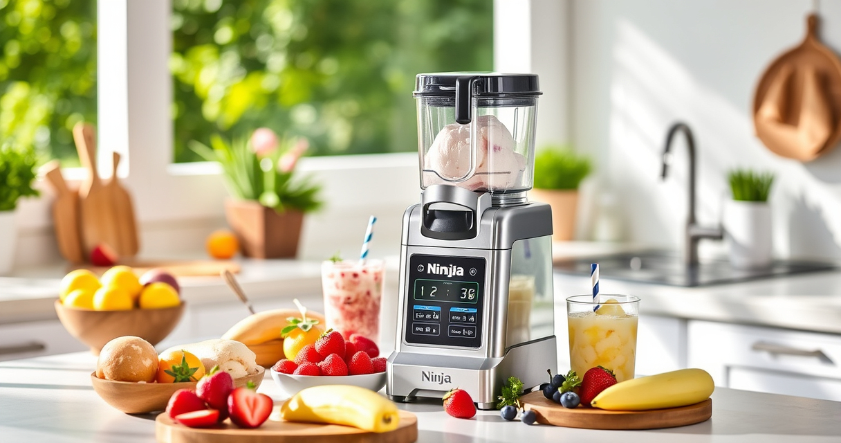 Make Summer Sweet with Ninja NC701 CREAMi Swirl Soft Serve Ice Cream Maker