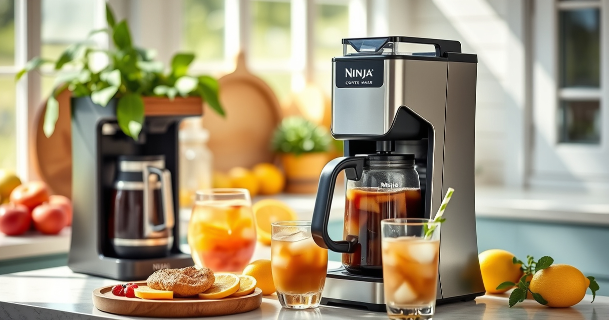 Master Summer Iced Coffee with Ninja Hot & Iced XL Coffee Maker