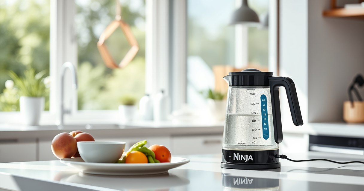 Ninja KT200BL Precision Temp Electric Kettle: Perfect for Summer Tea and Coffee