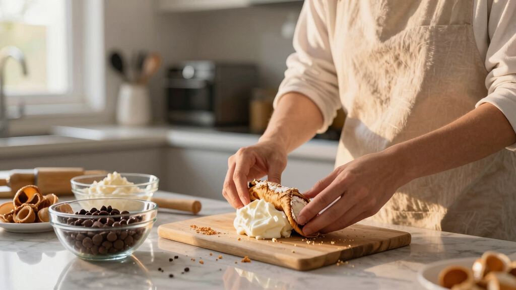 No-Bake Cannoli Pie