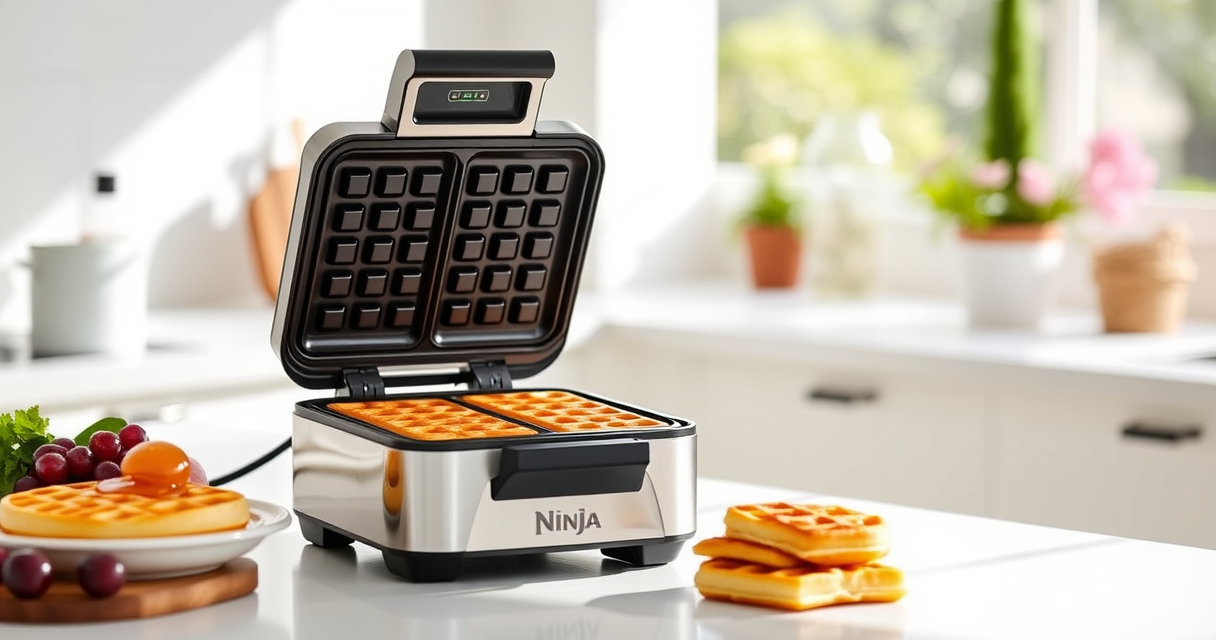 Sizzle Into Summer with the Ninja Belgian Waffle Maker Pro