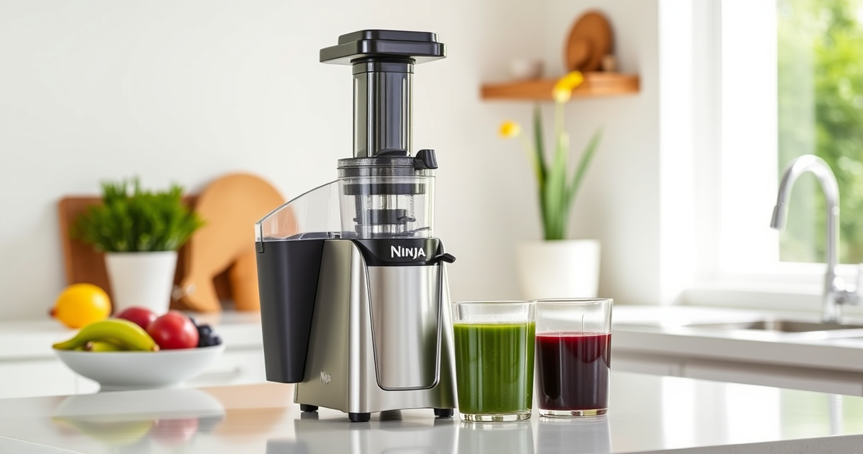 Stay Refreshed This Summer with the Ninja NeverClog Cold Press Juicer