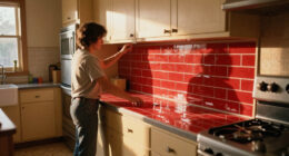 A Bland '70S Kitchen Became Warm And Modern After 1 Bold Design Choice