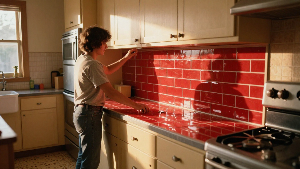 A Bland '70S Kitchen Became Warm And Modern After 1 Bold Design Choice