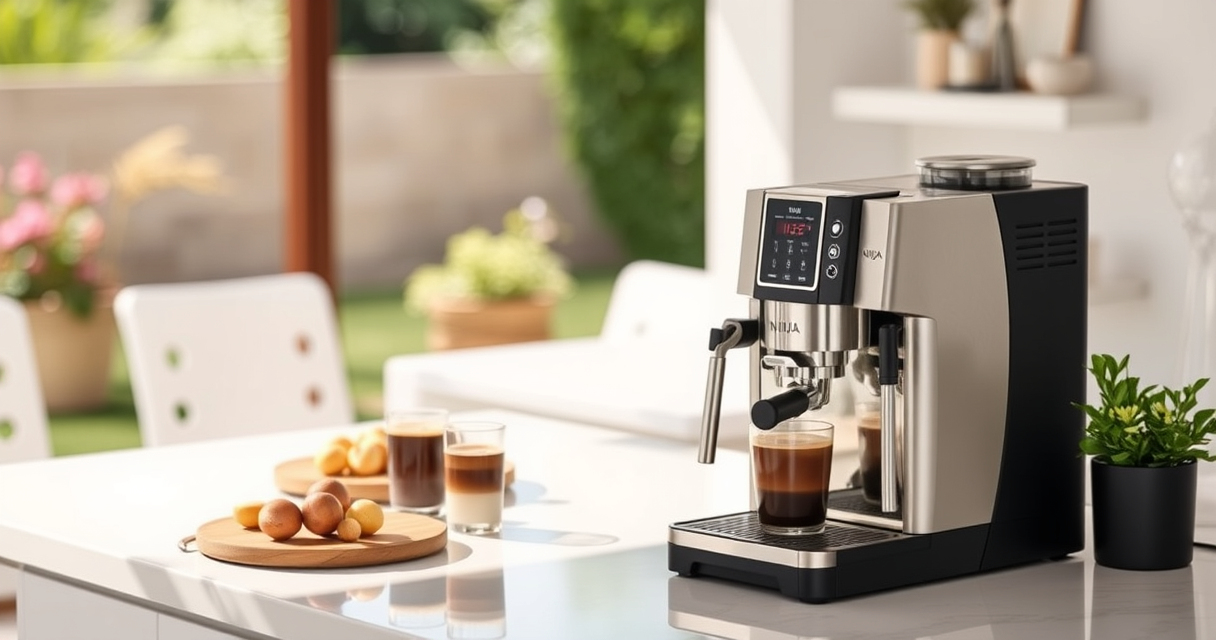 Summer Coffee Delights: Ninja Luxe™ Café Pro Espresso Machine by David Beckham