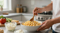 The Unexpected Ingredient Swap For The Creamiest 5-Minute Macaroni Salad