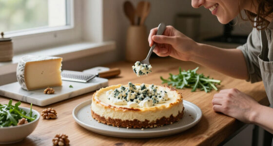 Cheesecake Salata Con Gorgonzola E Stracciatella