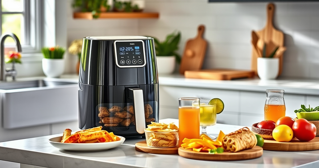 Host Effortlessly with Ninja Crispi Pro 6-in-1 Glass Air Fryer for Summer Gatherings
