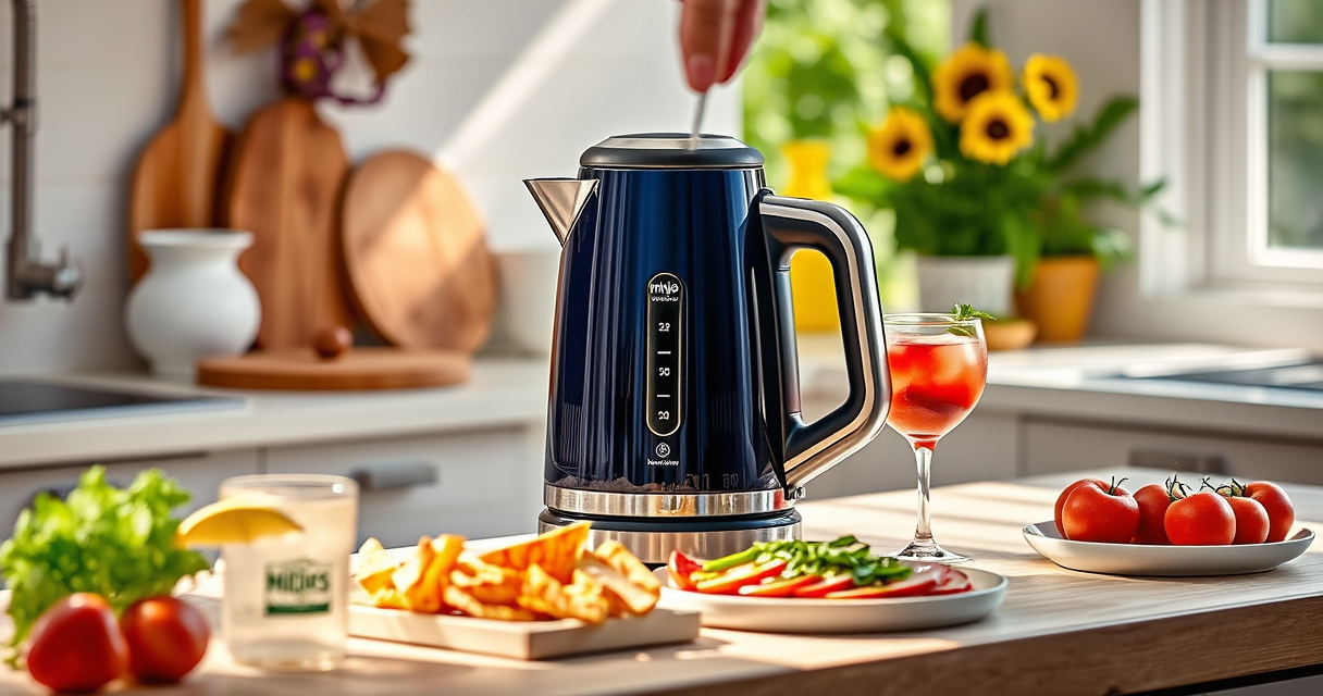 Host Effortlessly with the Ninja KT200BL Precision Temp Electric Kettle
