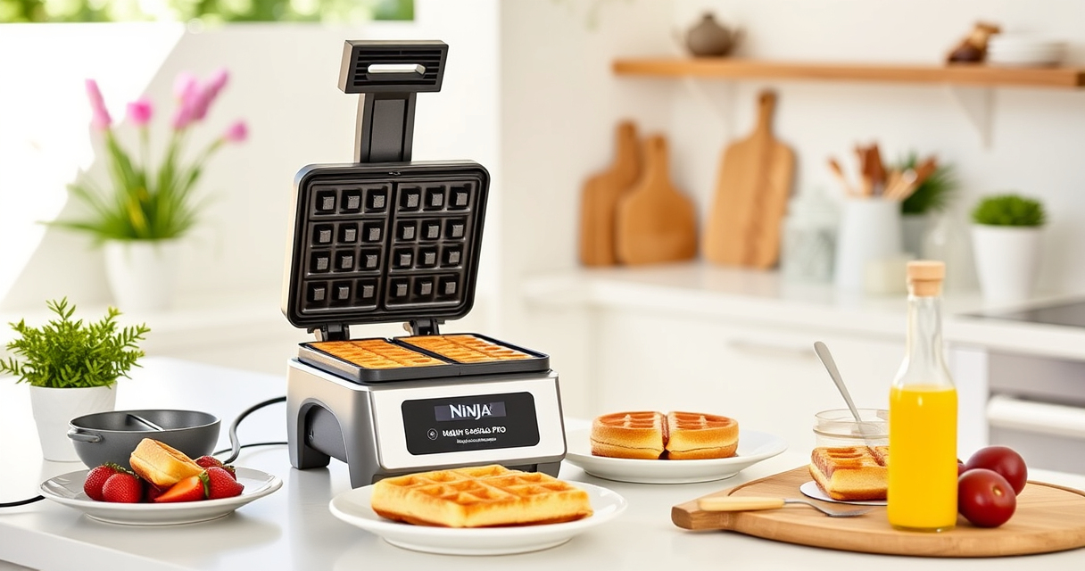 Master Summer Waffle Perfection with the Ninja Belgian Waffle Maker Pro