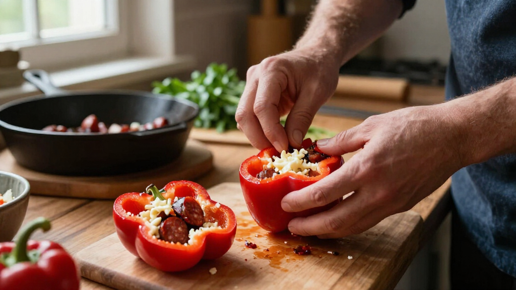 Peperoni Ripieni Di Arrosto