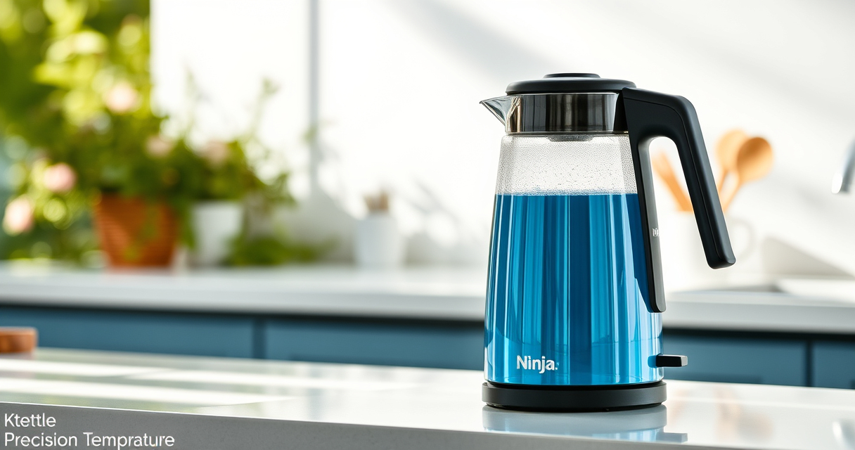 Stay Cool and Brew Perfectly with Ninja KT200BL Electric Kettle