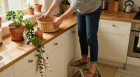 11 Clever Ideas For What To Do With The Awkward Space Above Kitchen Cabinets