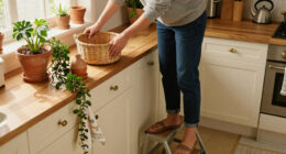 11 Clever Ideas For What To Do With The Awkward Space Above Kitchen Cabinets