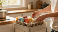 Ditch Bins: The Smarter Way To Organize A Storage Cart Using Empty Egg Cartons