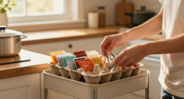 Ditch Bins: The Smarter Way To Organize A Storage Cart Using Empty Egg Cartons