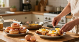 Donuts And Homemade Egg Sandwiches Too