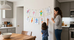 There's A Cuter Way To Display Kids' Artwork Than The Fridge
