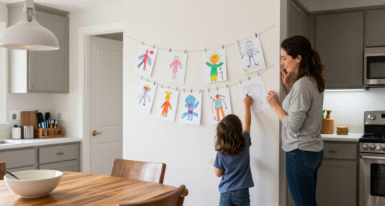 There's A Cuter Way To Display Kids' Artwork Than The Fridge